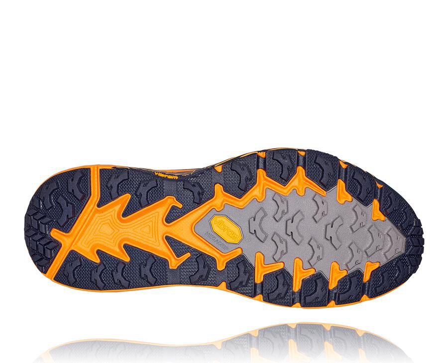 Chaussure Trail Hoka One One Speedgoat 4 Homme - Bleu/Orange - PSV-731582